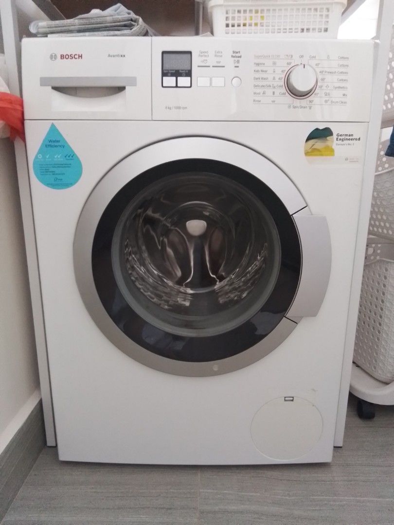 Bosch Germany front load washing machine 8kg, TV & Home Appliances