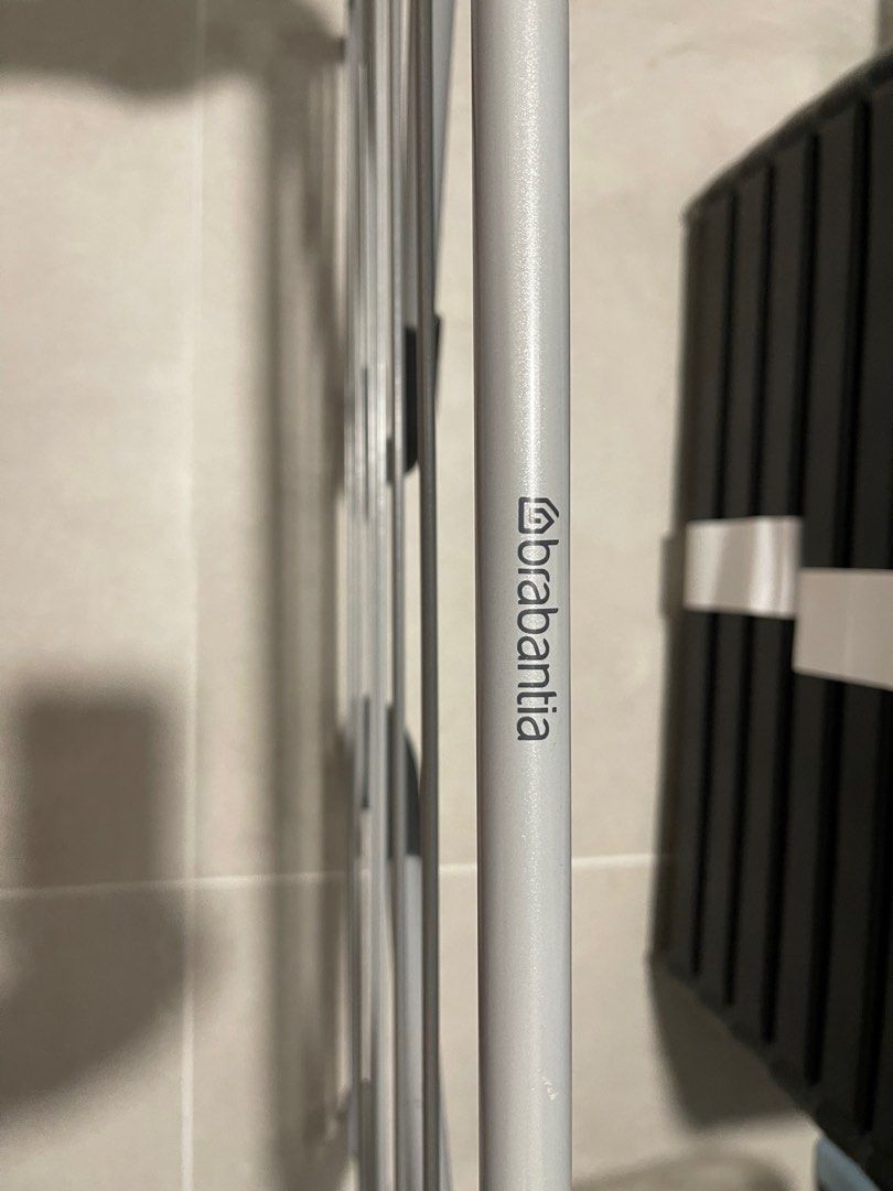 BRABANTIA Hanging Drying Rack 4.5 mtr Metallic Grey, Furniture & Home