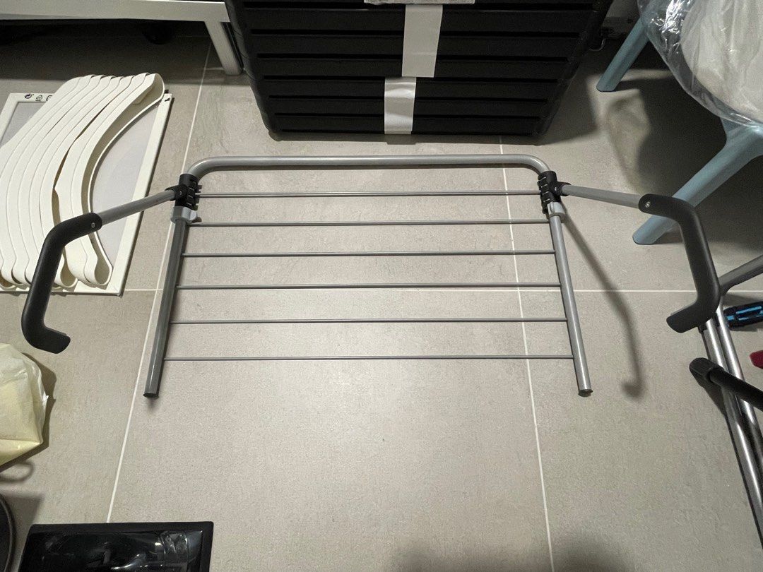 BRABANTIA Hanging Drying Rack 4.5 mtr Metallic Grey, Furniture & Home