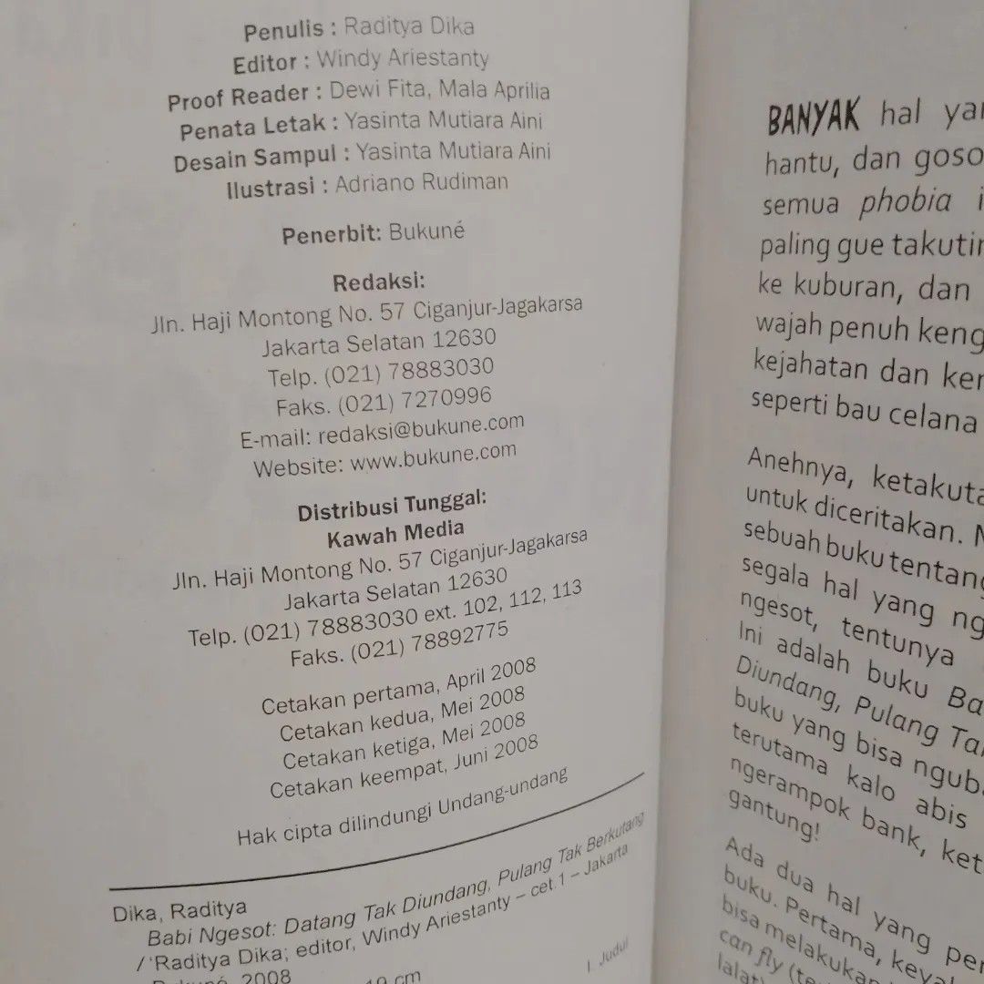 Buku Raditya dika, Buku & Alat Tulis, Buku di Carousell