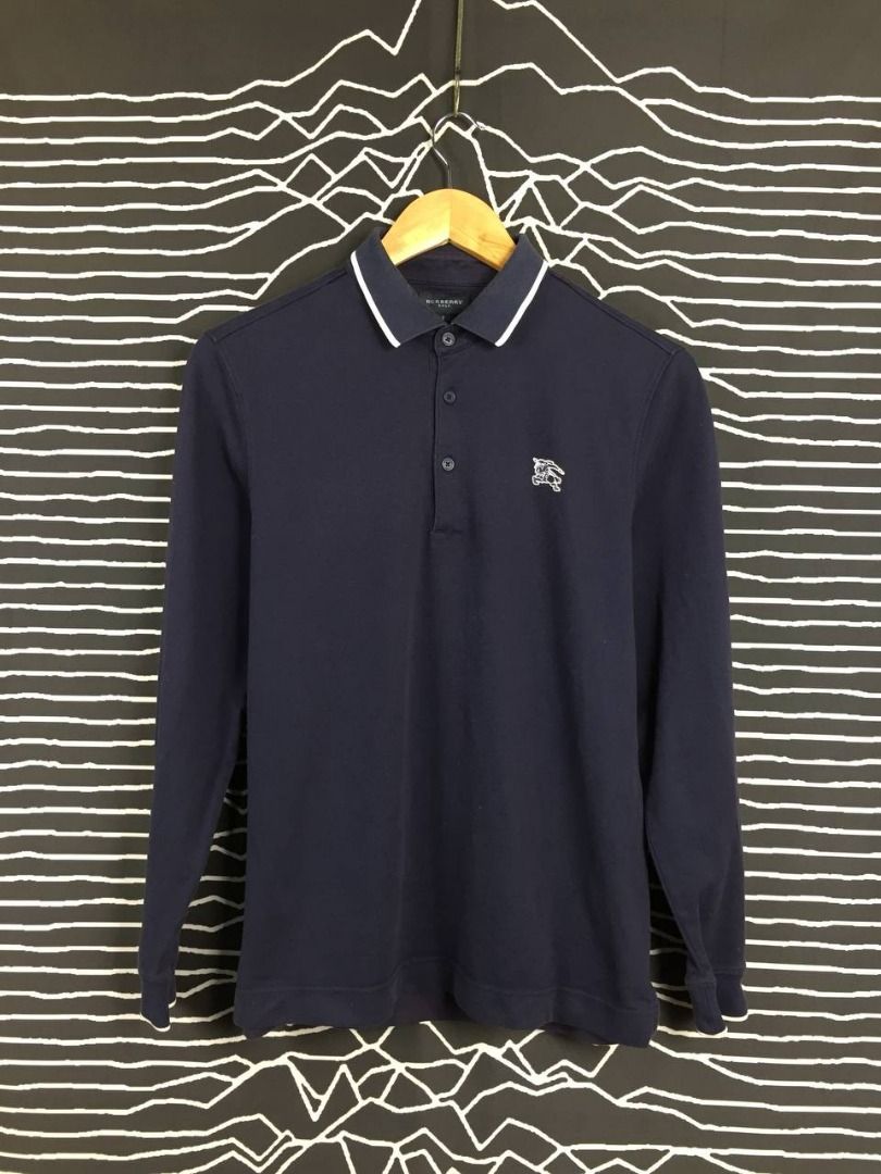 Burberry Golf Casual Longsleeve Polo Tee