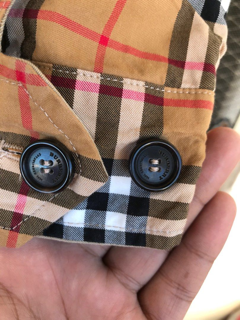 Burberry Reversible Rainbow Vintage check Harrington, Men's Fashion