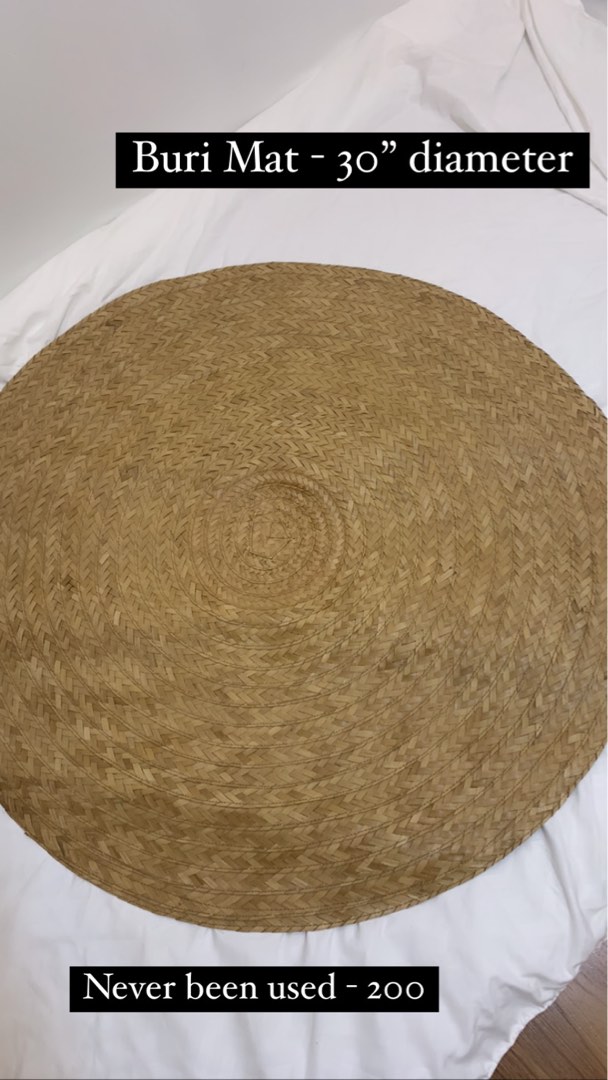 Buri Mat, Furniture & Home Living, Home Decor, Carpets, Mats & Flooring