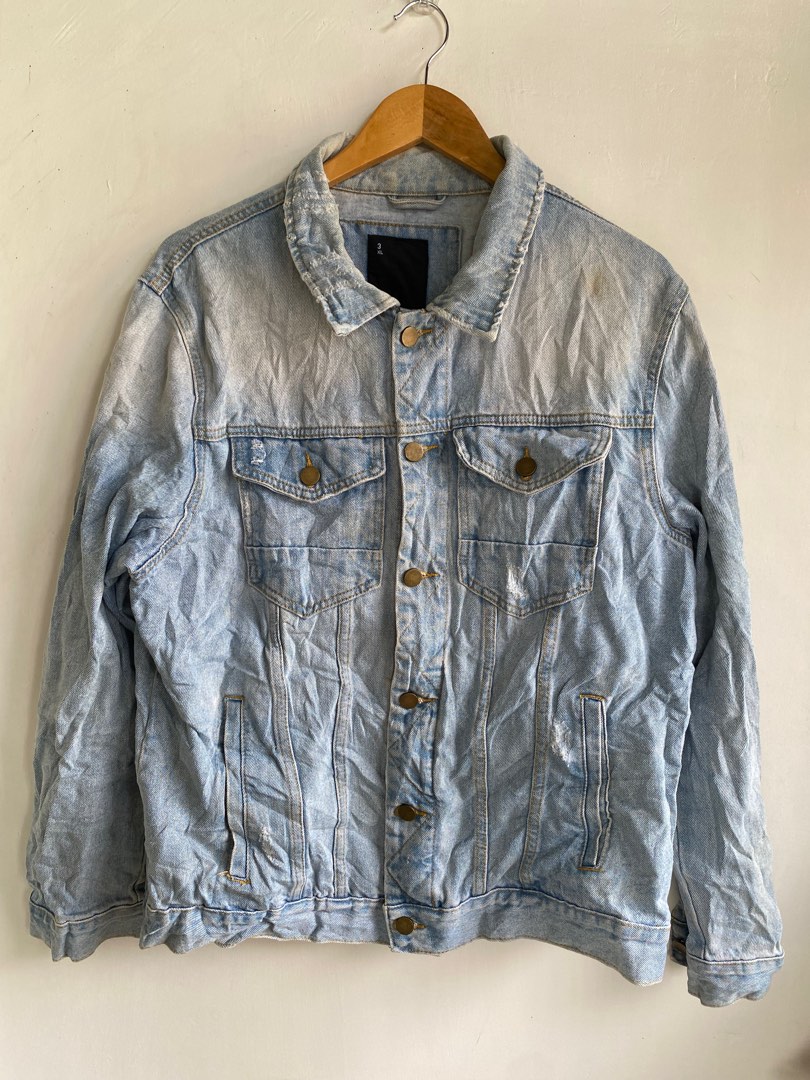 BX Denim Jacket, Men's Fashion, Coats, Jackets and Outerwear on Carousell