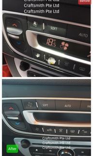 Car button restore & repair
