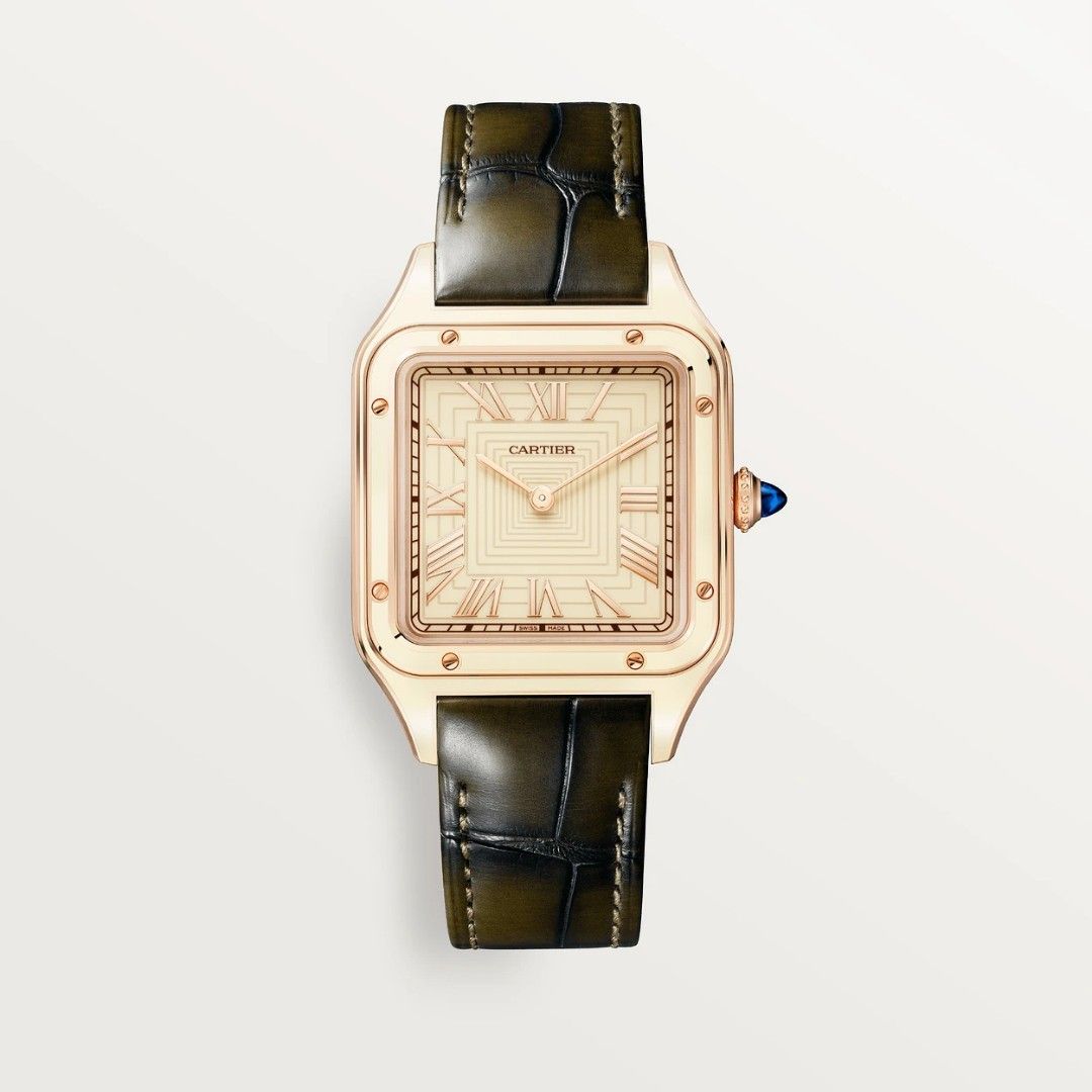 Cartier santos sale dumont gold