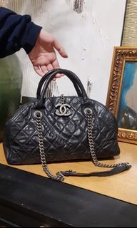 Chanel mini bowling bag, Luxury, Bags & Wallets on Carousell