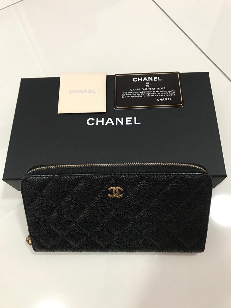 Chanel classic long hotsell zipped wallet price
