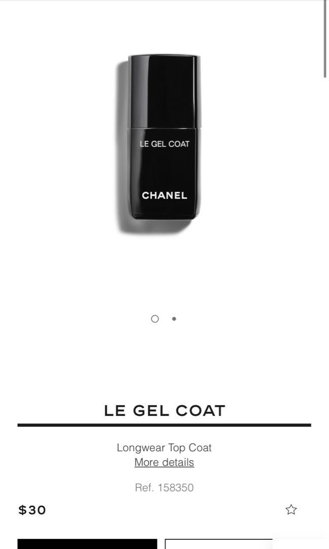 Chanel Le Gel Coat Topwear Nail Gel, Beauty & Personal Care, Hands & Nails  on Carousell