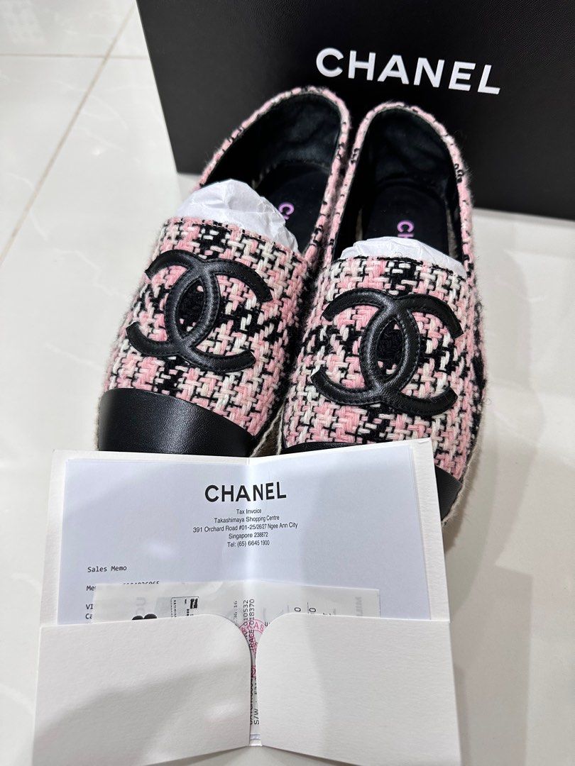Chanel sales shoes clear