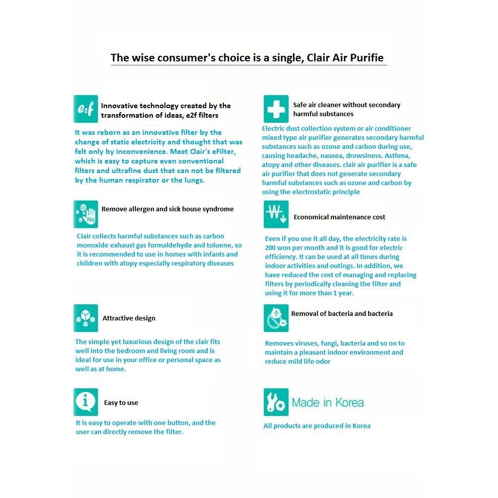 Clair Korea Air Purifier, TV & Home Appliances, Air Purifiers