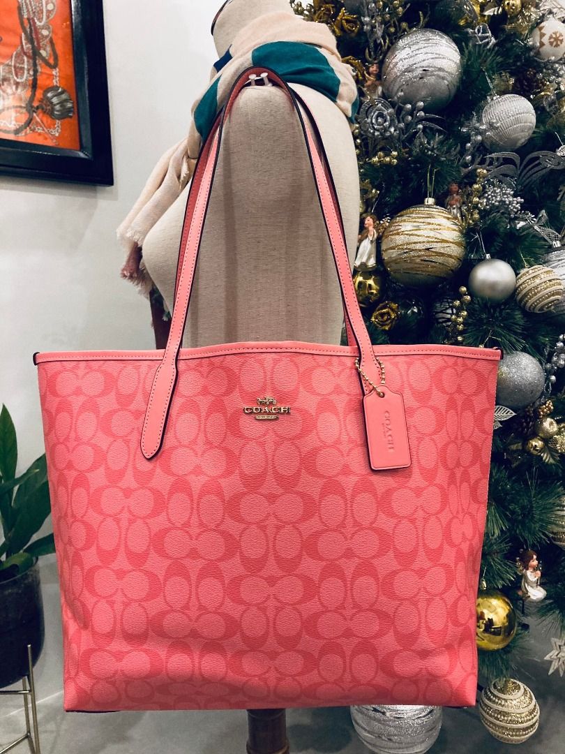 Coach City Tote Bag Pink Lemonade, Women's Fashion, Bags & Wallets, Tote  Bags on Carousell