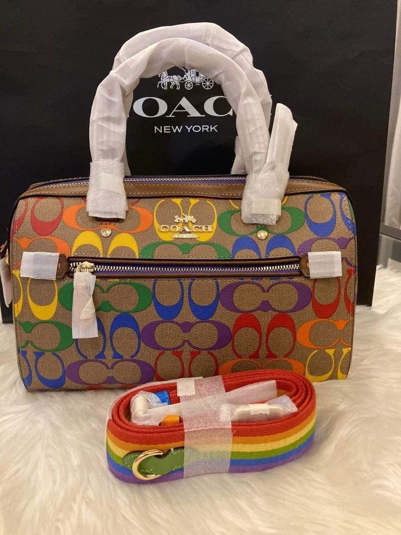 COACH RAINBOW ROWAN, CAMERA BAG, BAGPACK (Category: Luxury Bags & Wallets) located in Cavite. Submitted by shop_withme23 (Listing ID 1196425600, Image 1). Description: ONHAND ITEMS ✅FULL PAYMENT is required before shipping the item(s). ✅Reservation fee is needed to hold the item and will be deducted upon full payment. Reservation fee is NON-REFUNDABLE. Full payment should be settled within 3 days after arrival. SHIPPING POLICIES ✅Shipping will be