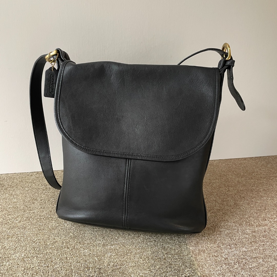 COACH Vintage Whitney Bag 4115 Coach Dark Navy Leather Crossbody