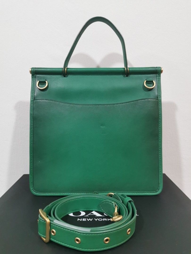Coach willis sales top handle green