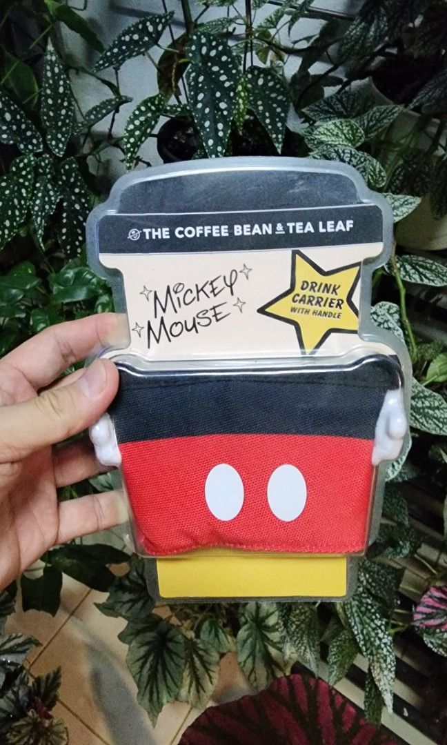 Coffee Bean Mickey Mouse Drink Carrier, Furniture & Home Living