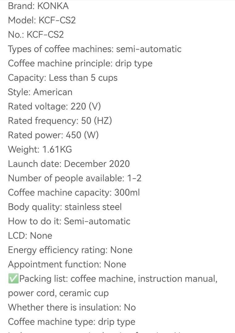 Coffee machine for sale, TV & Home Appliances, Kitchen Appliances