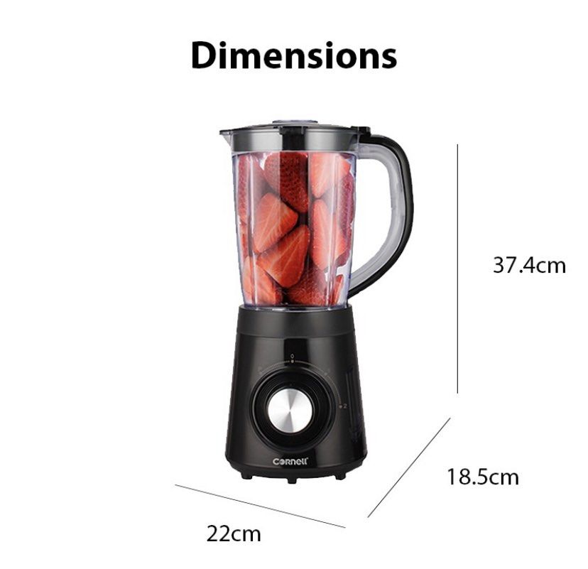 Cornell 1.5L Jug Blender with Grinder High Speed Mixer in 500 Watt