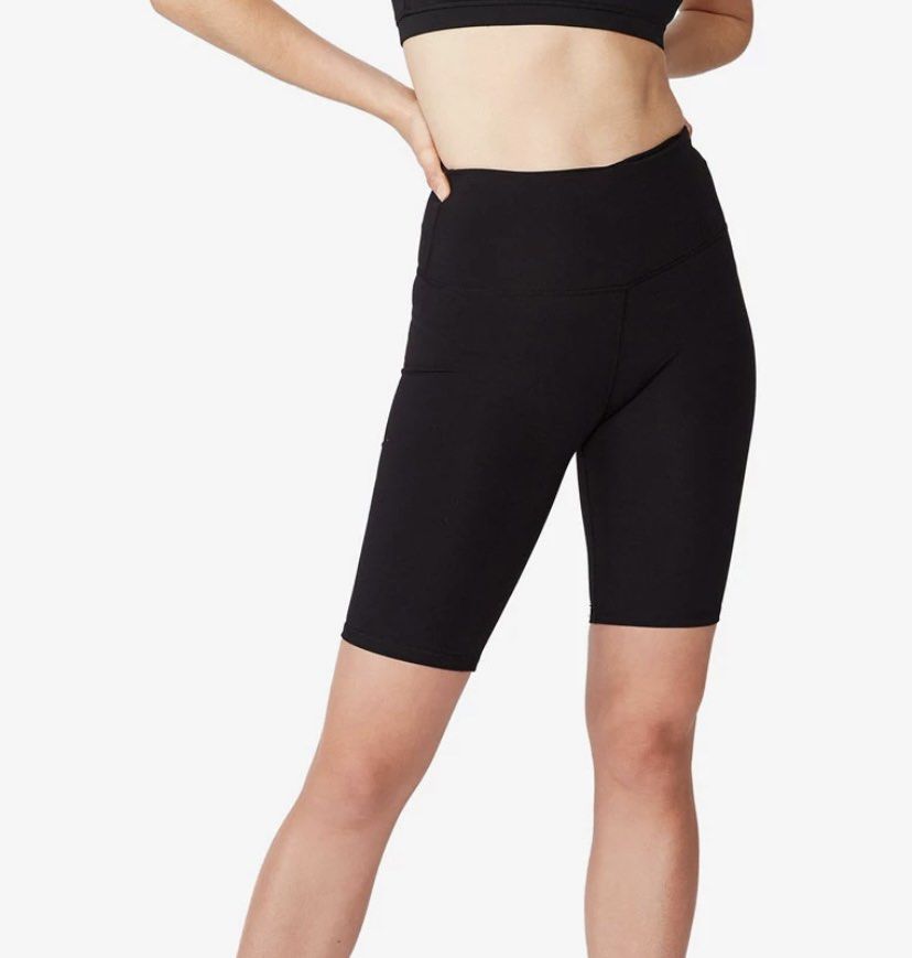 Cotton on body mid length bike shorts Women s Fashion Activewear on Carousell