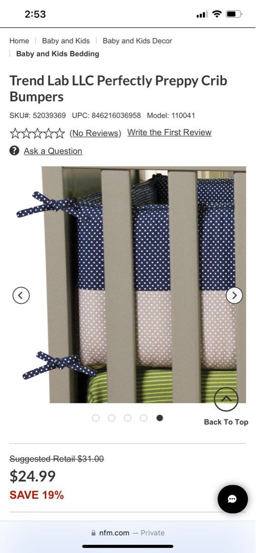 Trend lab perfectly preppy hot sale