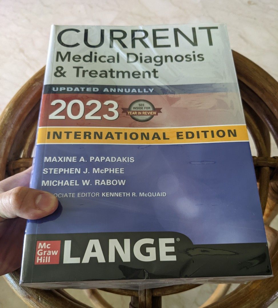 CURRENT Medical Diagnosis & Treatment 2023 INTERNATIONAL EDITION