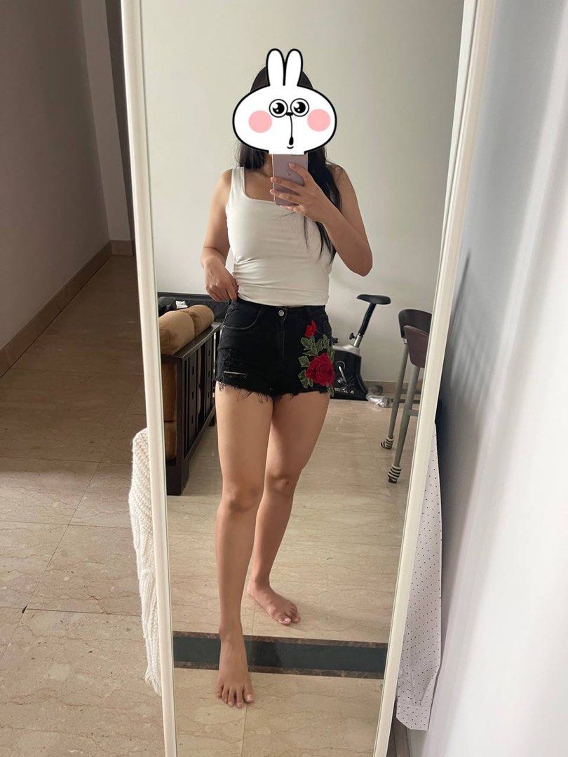 Cute red shorts hot sale