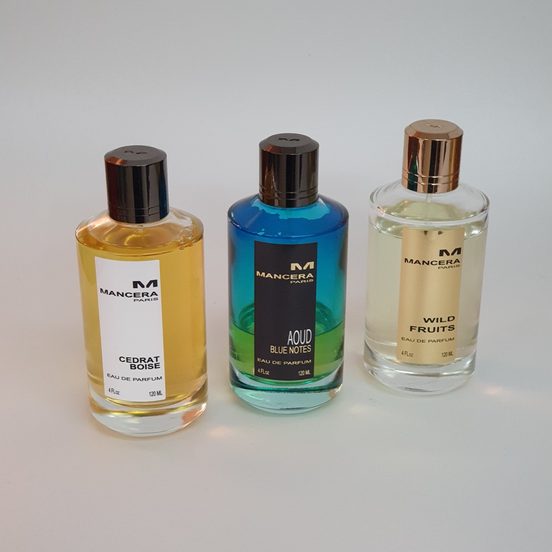 DECANT MANCERA Cedrat Boise Aoud Blue Notes Wild Fruits ALL SCREW CAPS