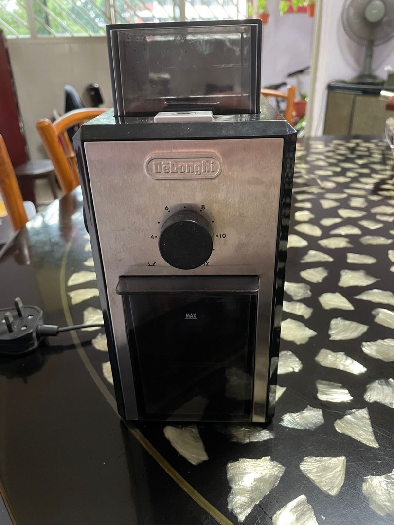 De'Longhi KG89 Burr Coffee Grinder (Black), TV & Home Appliances