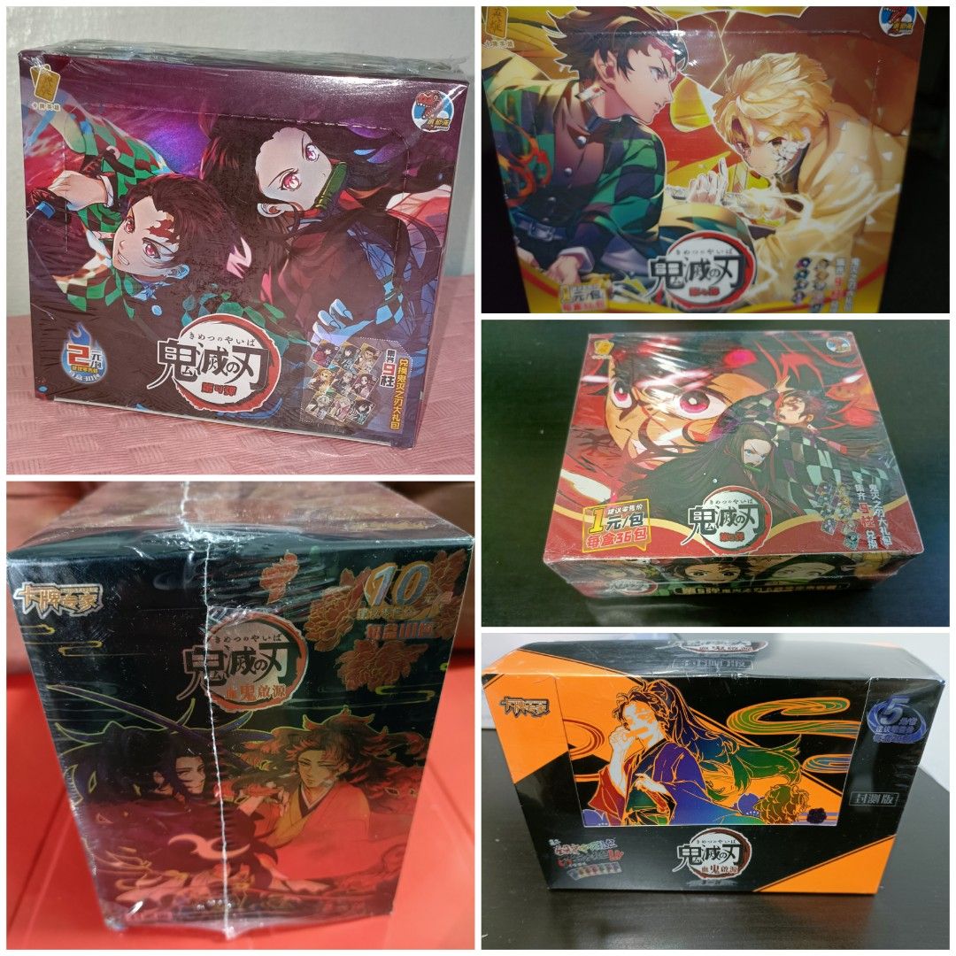 Demon Slayer Cards / Booster Box (Kimetsu No Yaiba Booster Box), Hobbies &  Toys, Toys & Games on Carousell