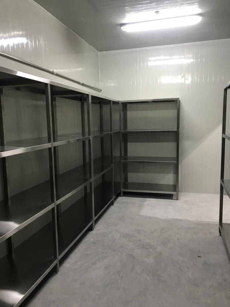 Design, build and supply cold room, cold room rack, stainless steel