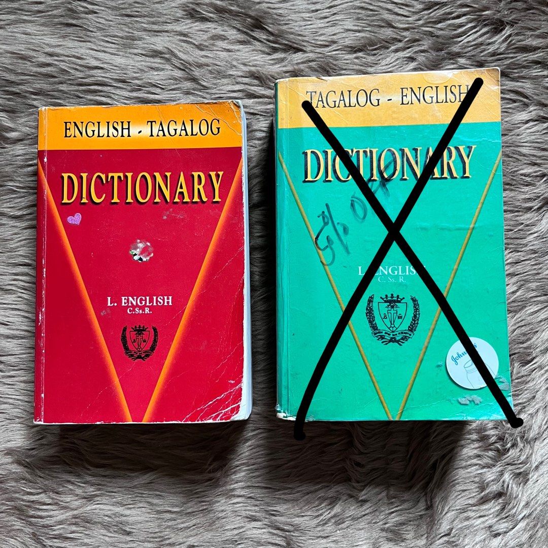 Dictionary (EnglishTagalog & TagalogEnglish), Hobbies & Toys, Books