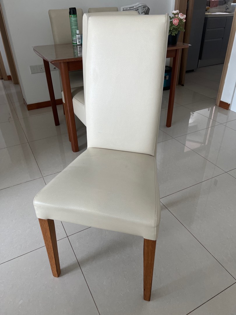 Dining Chairs Set of 6, Solid Wood, Furniture & Home Living