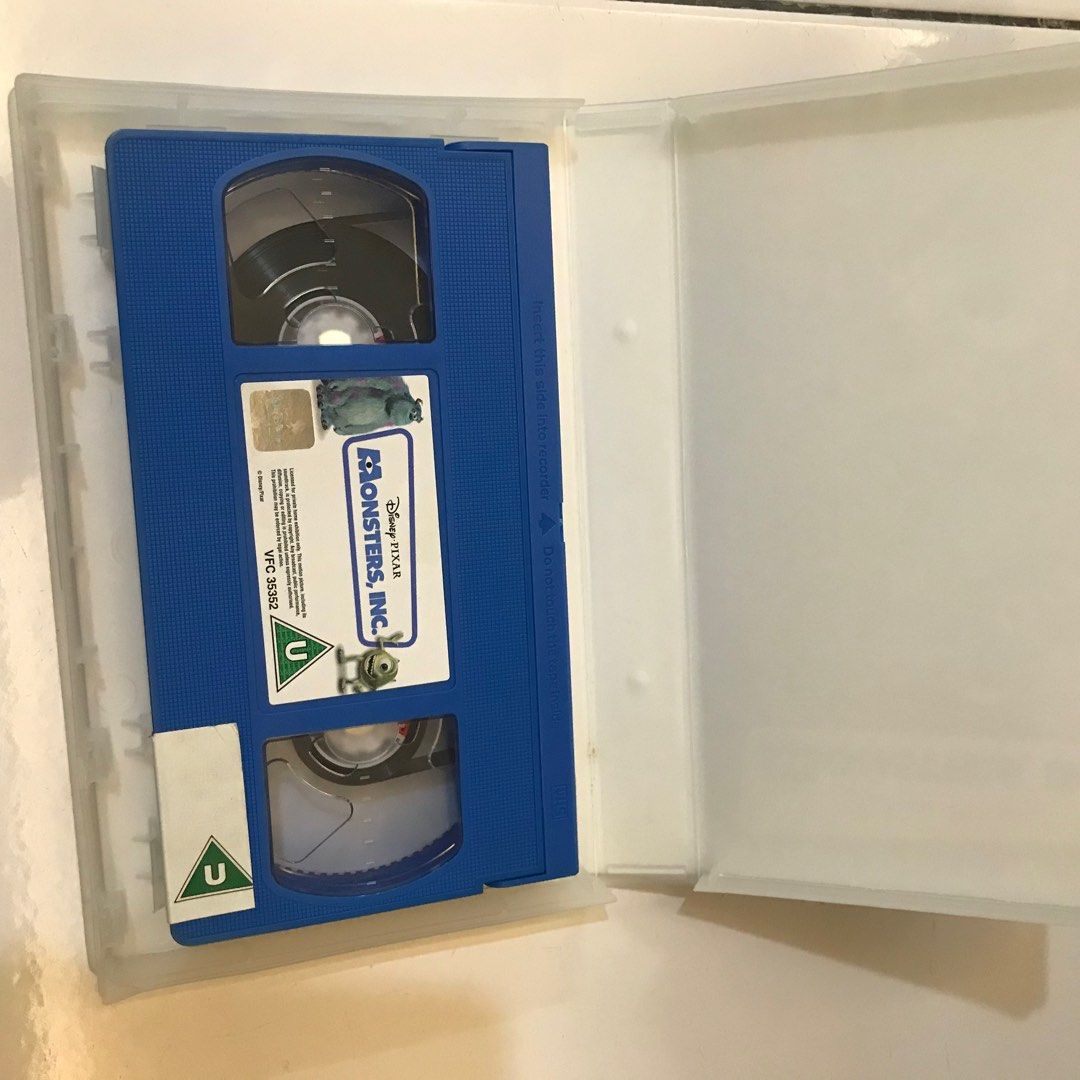 Disney Pixar Monster Inc VHS tape 2001, Hobbies & Toys, Collectibles