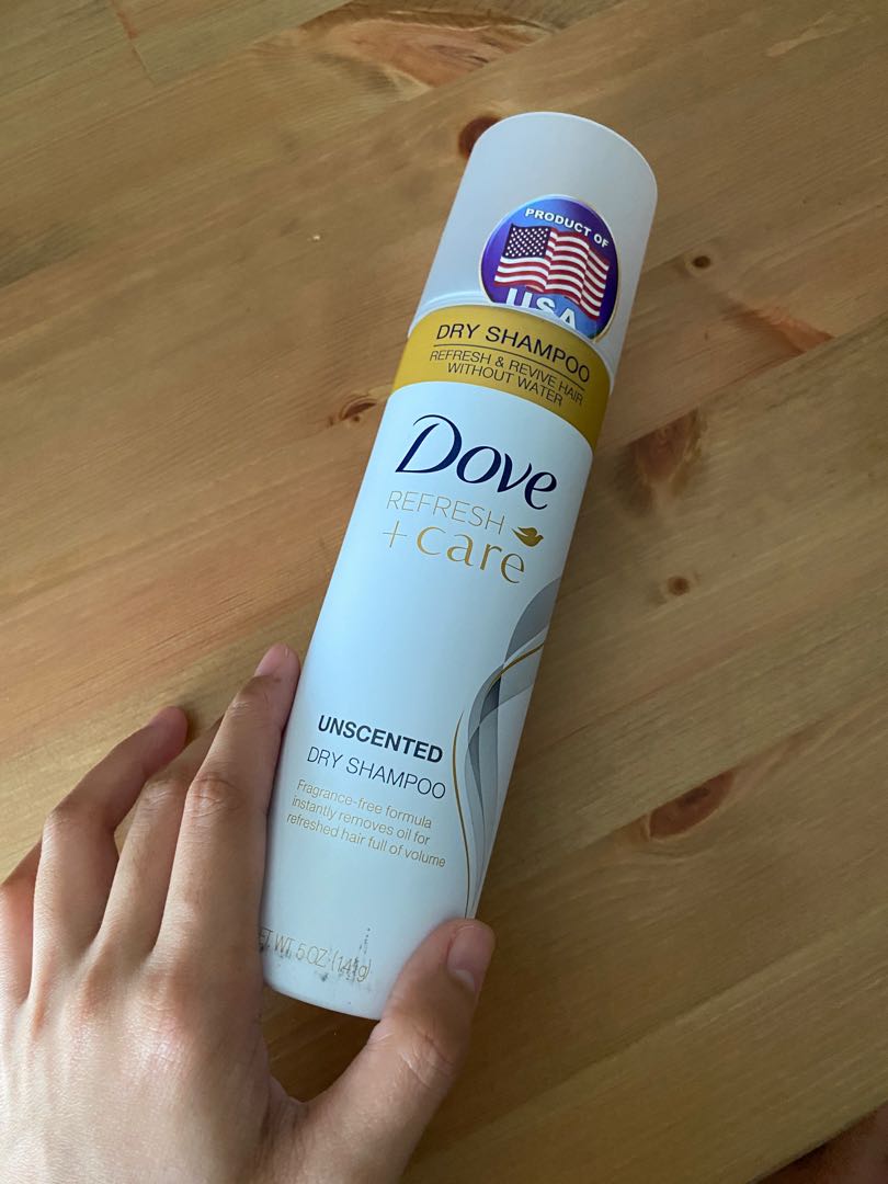 Dove unscented dry shampoo, Beauty & Personal Care, Hair on Carousell