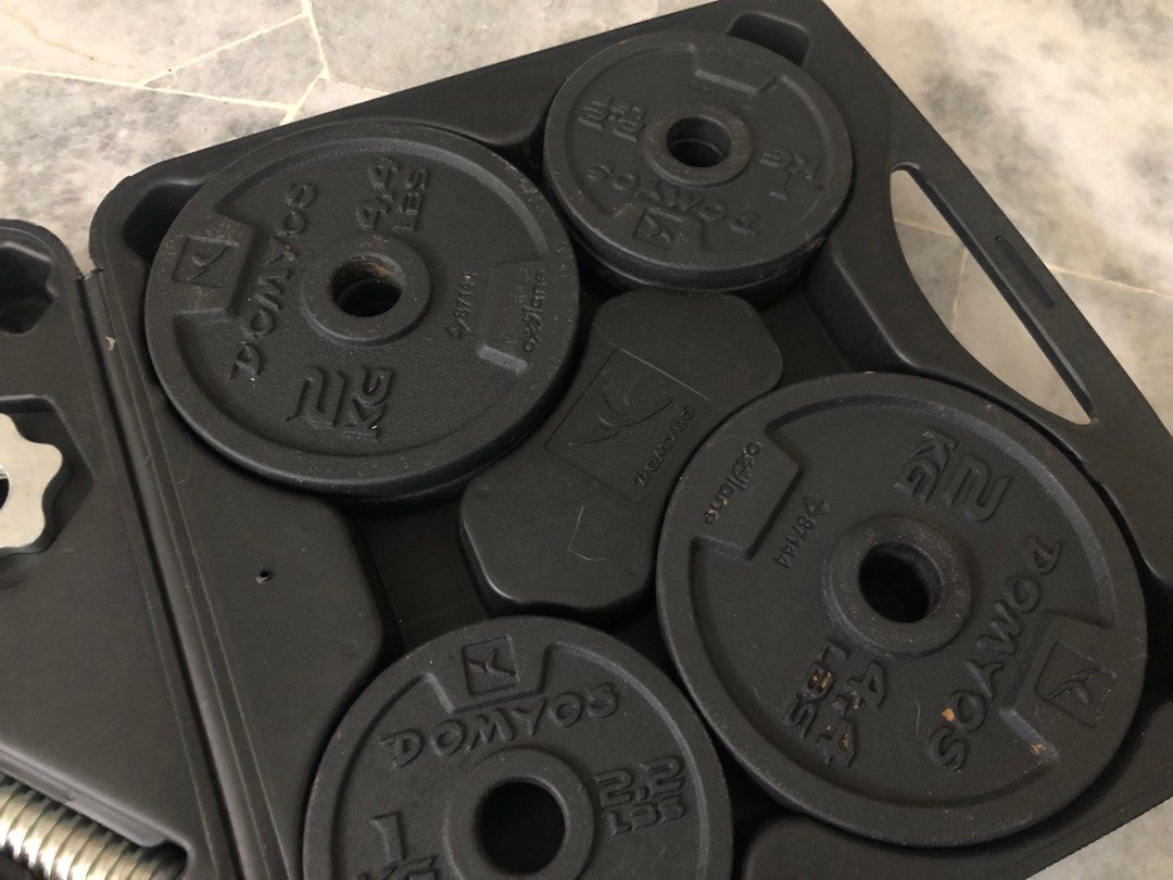 Dumbbell weight training kit 20kg, Sports Equipment, Exercise & Fitness