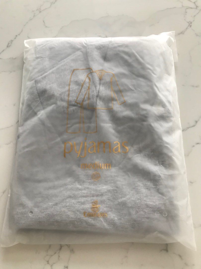 Emirates First class Pyjamas, Men's Fashion, Tops & Sets, Sleep and Loungewear on Carousell