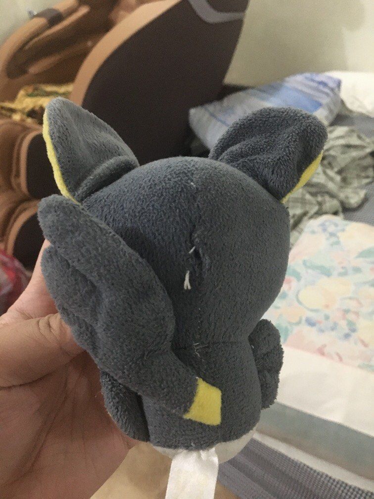 Emolga stuffed toy plush plushie (Category: Plushies & Soft Toys) located in Paranaque City. Submitted by jovi.tesoro (Listing ID 1196551714, Image 2). Description: Only used for a few photoshoots. Took care of this like my own child... or like my own Pokemon, if you will :) Initially bought this for ₱249 at The Gift Factory, but it has a (fake, i guess) Pokemon Center tag or label. Condition: good. Always made sure to wash this when it gets a bi