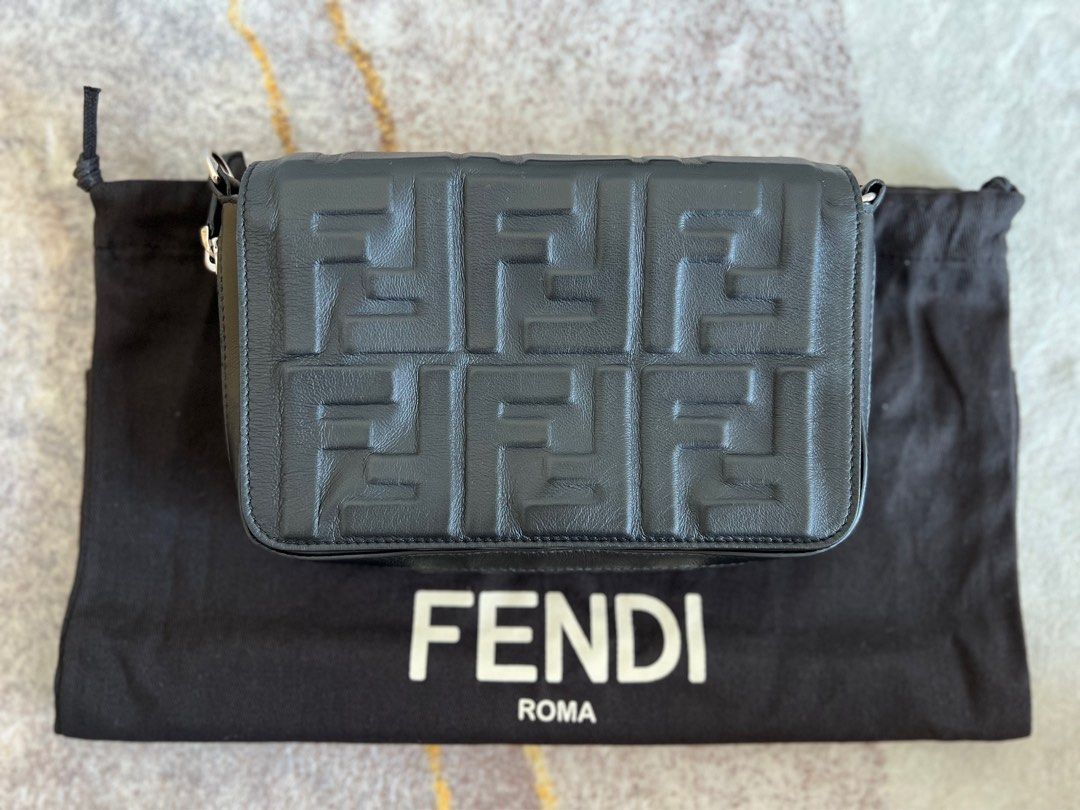 Fendi FF Motif Messenger Bag Pre loved