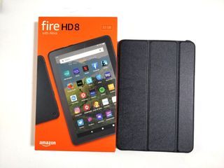 FREE Smart Flip Cover with Fire HD 8 32GB Black