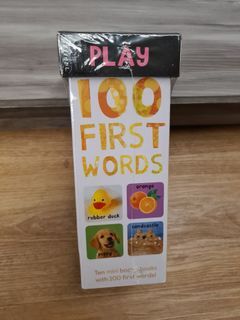 FIRST Board  Book For Baby- 100 First Words Tower