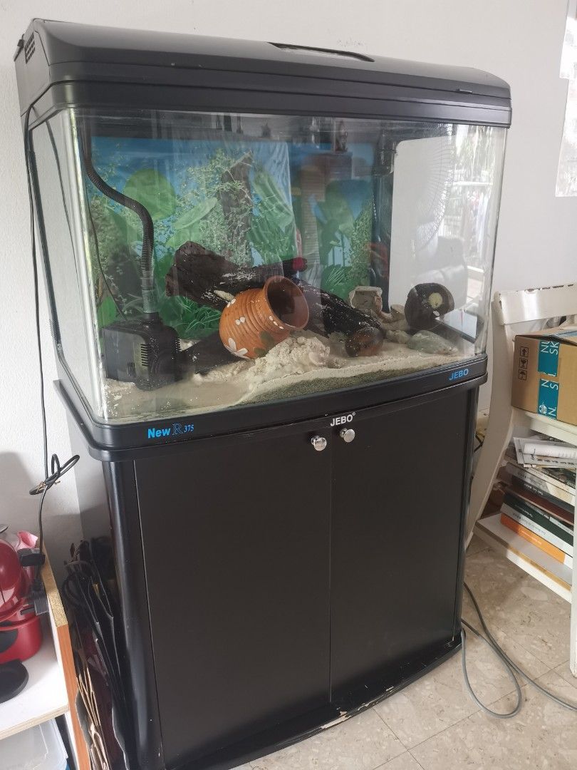 Fish tank with cabinet Jebo brand Pet Supplies Homes Other Pet