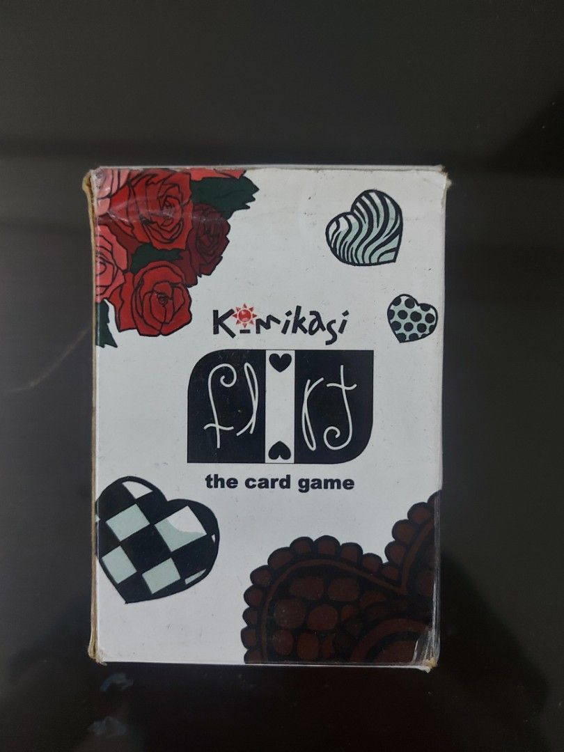 Flirt The Card Game (Category: Board Games & Puzzles) located in Makati City. Submitted by csupply (Listing ID 1196407121, Image 1). Description: Location: Makati Shipping: Tru Grab or Lalamove Buyer's Expense Meet Up: Mon to Sat: Circuit Makati Sun: Century City Mall Deposit to: BDO or BPI or UB GCash Maya.