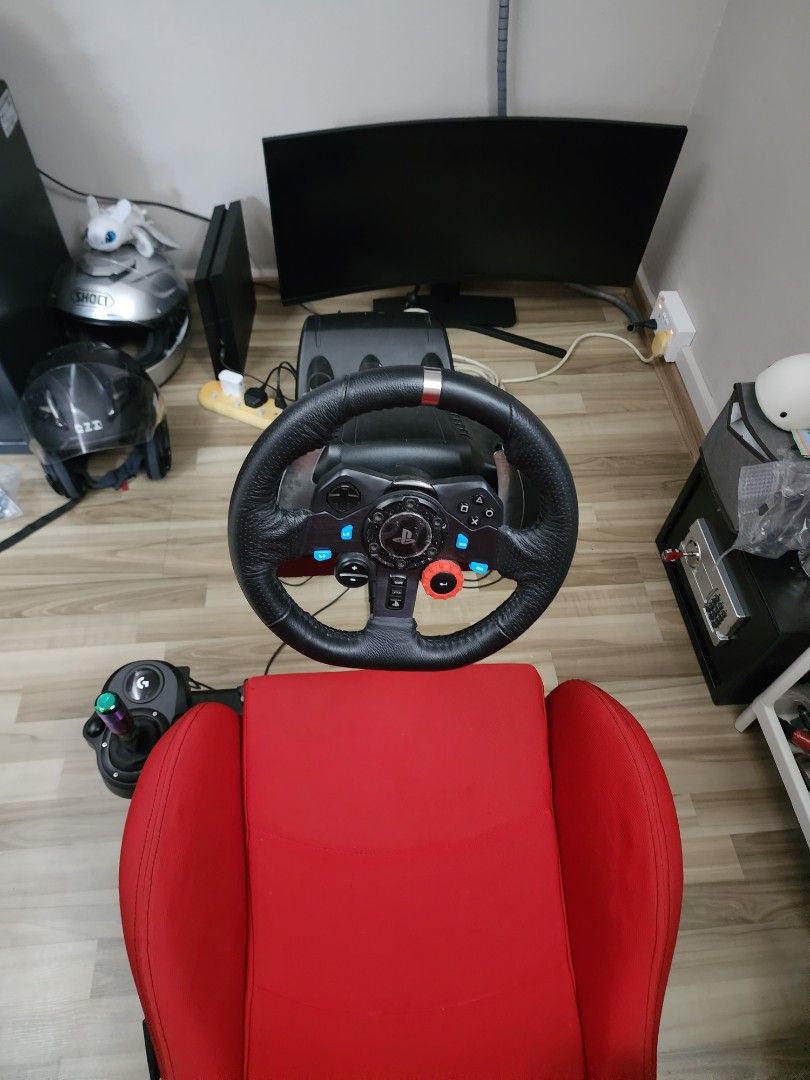 G29 racing simulator full set, Video Gaming, Gaming Accessories ...