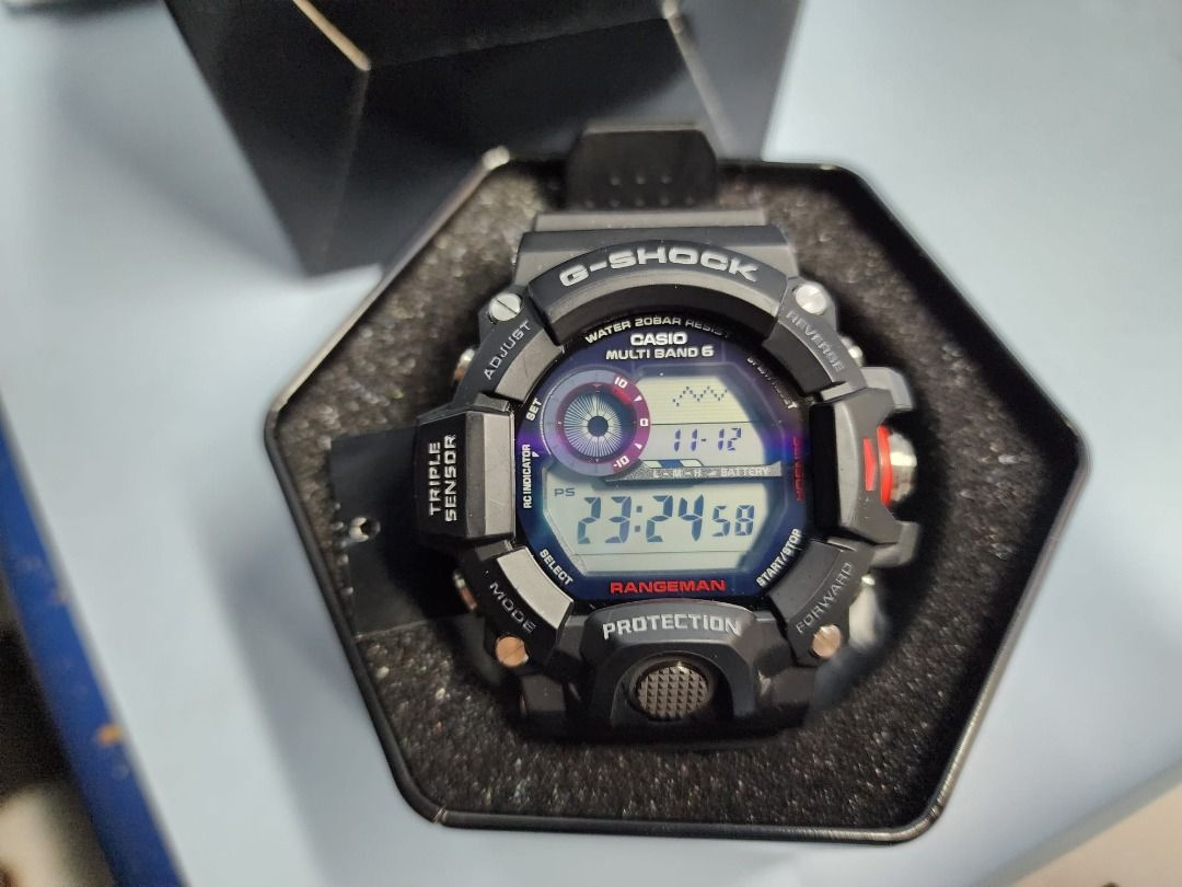 G Shock Rangeman GW-9400-1CR (Master of G Stainless Steel Solar 