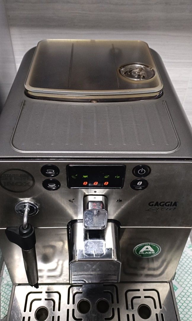 Gaggia Brera Espresso Machine + Coffee Bean Grinder (BeantoCup), TV