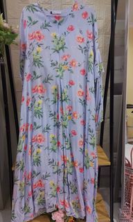 Gamis jumbo peatjar bahan rayon