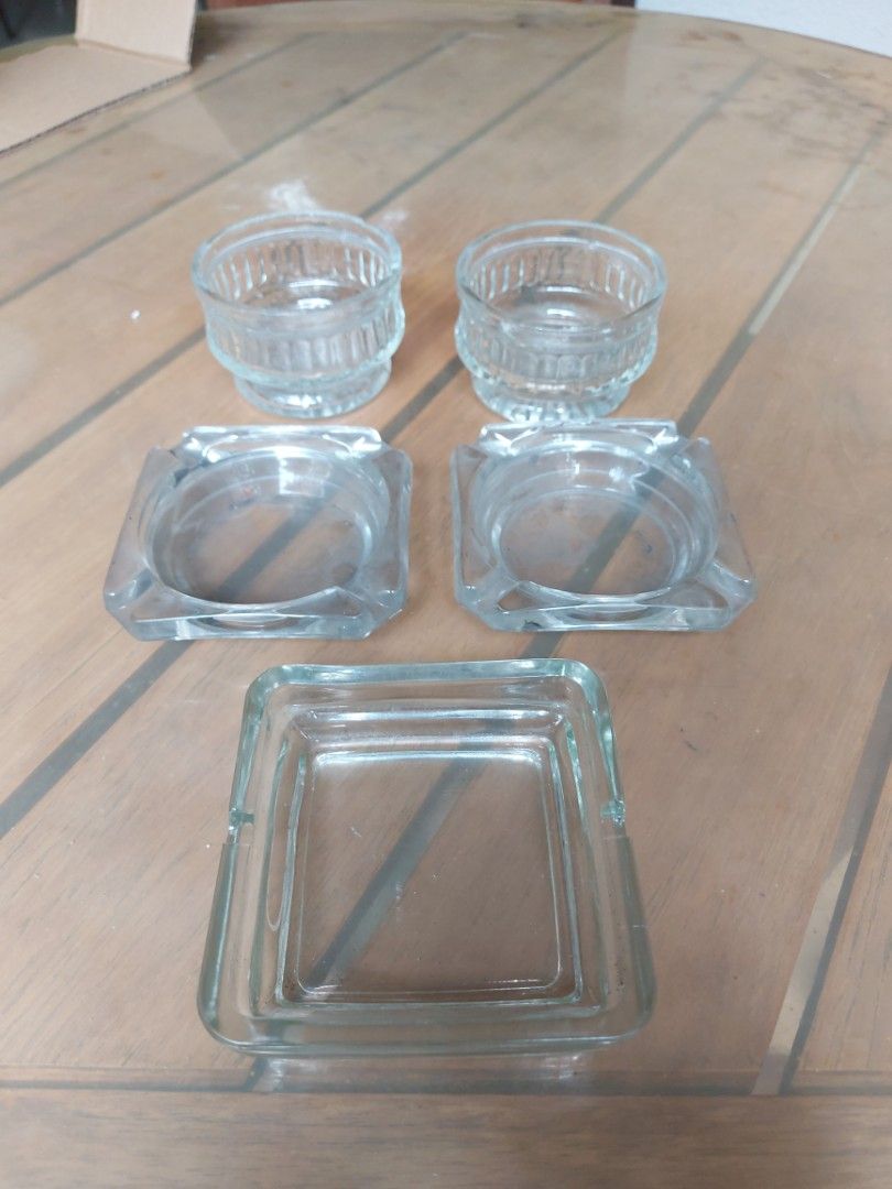 Glass Ash Tray (Category: Other Kitchenware & Tableware) located in Makati City. Submitted by csupply (Listing ID 1196459595, Image 1). Description: 40 /pc Location: Makati Shipping: Tru Grab or Lalamove or LBC Buyer's Expense Meet Up: Mon to Sat: Circuit Makati Sun: Century City Mall Deposit to: BDO or BPI or UB GCash Maya.