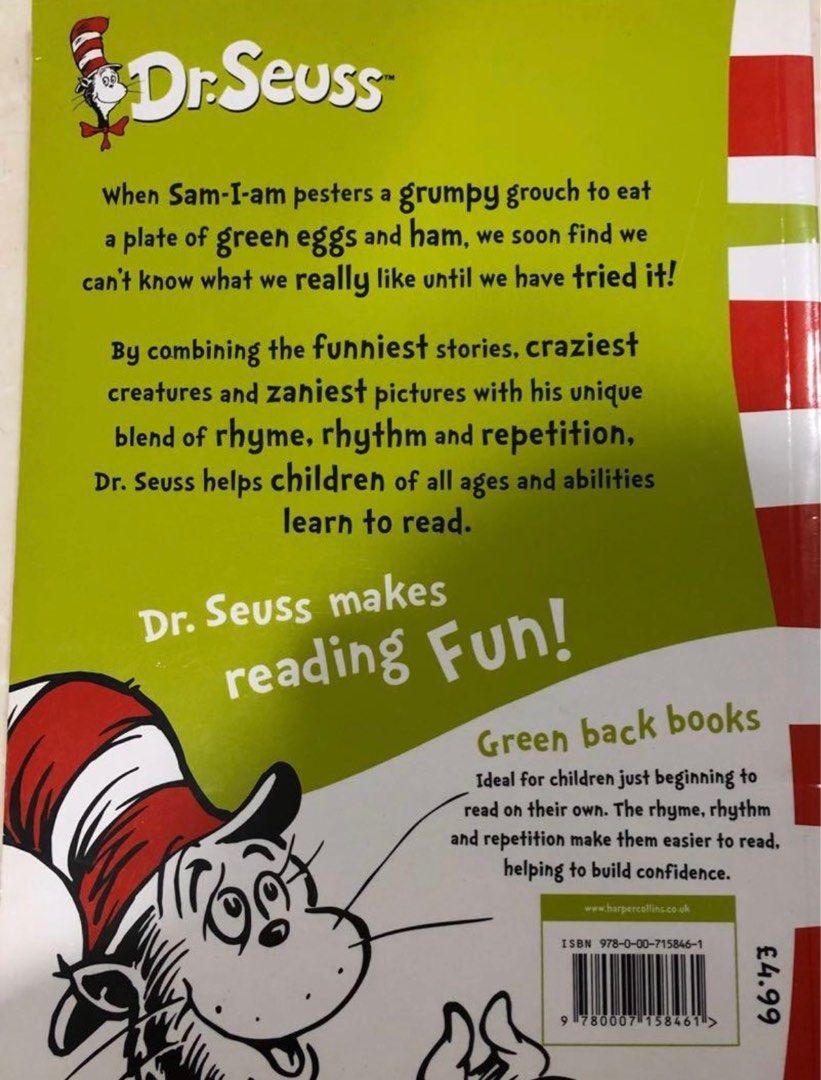 Green eggs and ham, Hobbies & Toys, Books & Magazines, Storybooks on