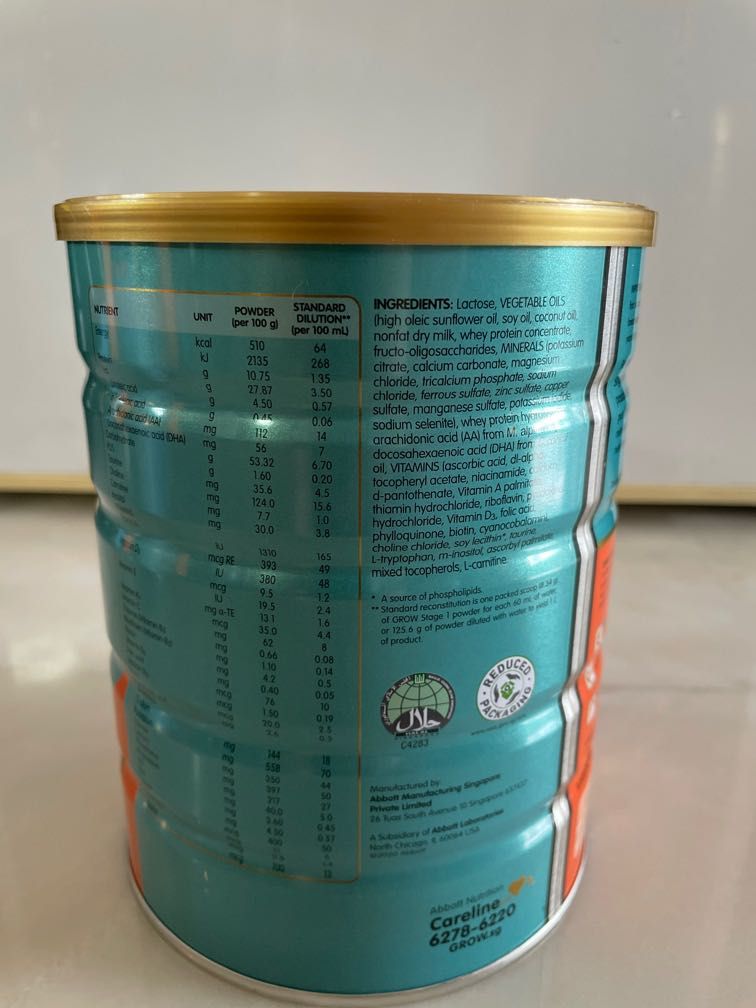 Grow baby stage 1 milk powder, Babies & Kids, Nursing & Feeding