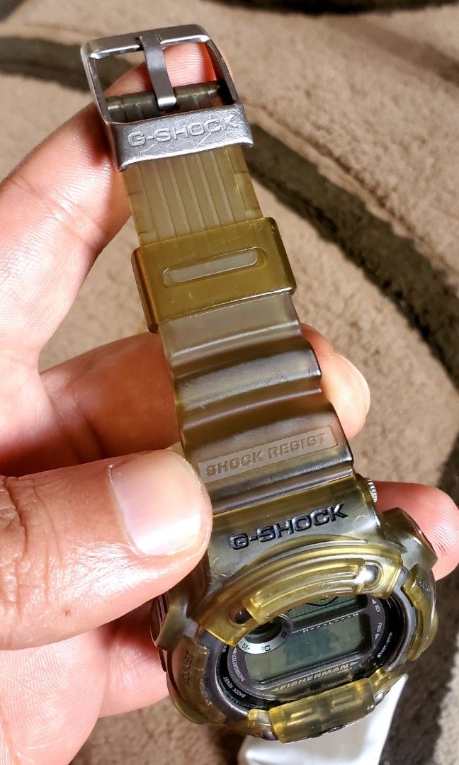 Clear g shock yellowing sales